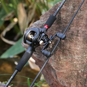 Sougayilang Carbon Rod Baitcasting Reel Set