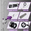 Sougayilang Carbon Fishing Rod Reel Set