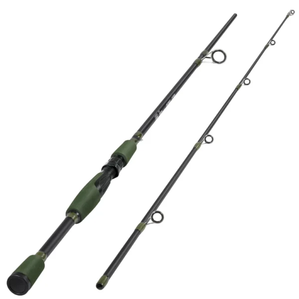 Sougayilang Black Spinning Rod Reel Set