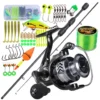 Sougayilang 1.8m Carbon Spinning Rod Reel Set