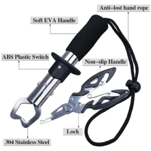 Sougayilang Fishing Pliers Fish Gripper Set