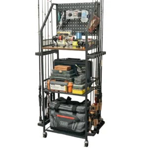 Portable Fishing Rod Storage Rack W45cm H127cm
