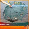 16 Hole Automatic Folding Fishing Net