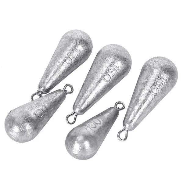 Drop Shaped Fishing Lead Sinker 10g-60g